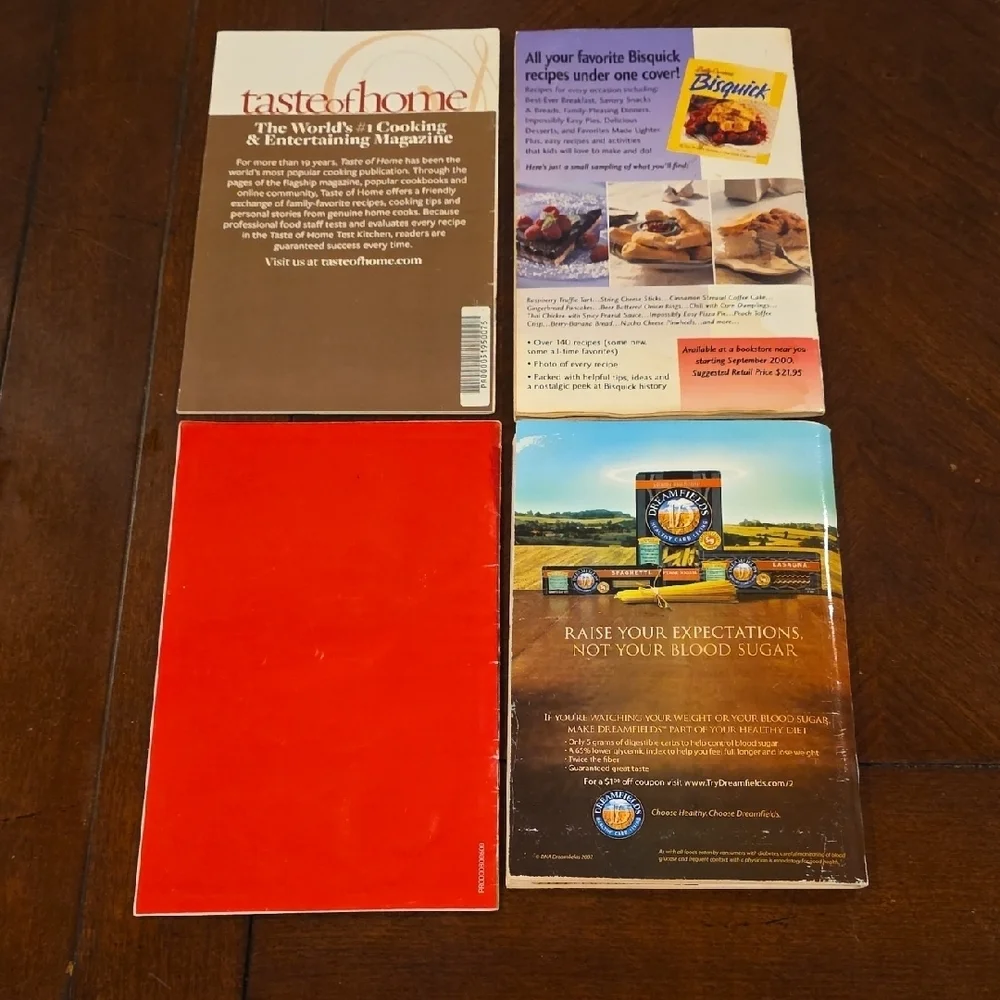 (J40) Taste of Home Cookbook Set (4 Total)